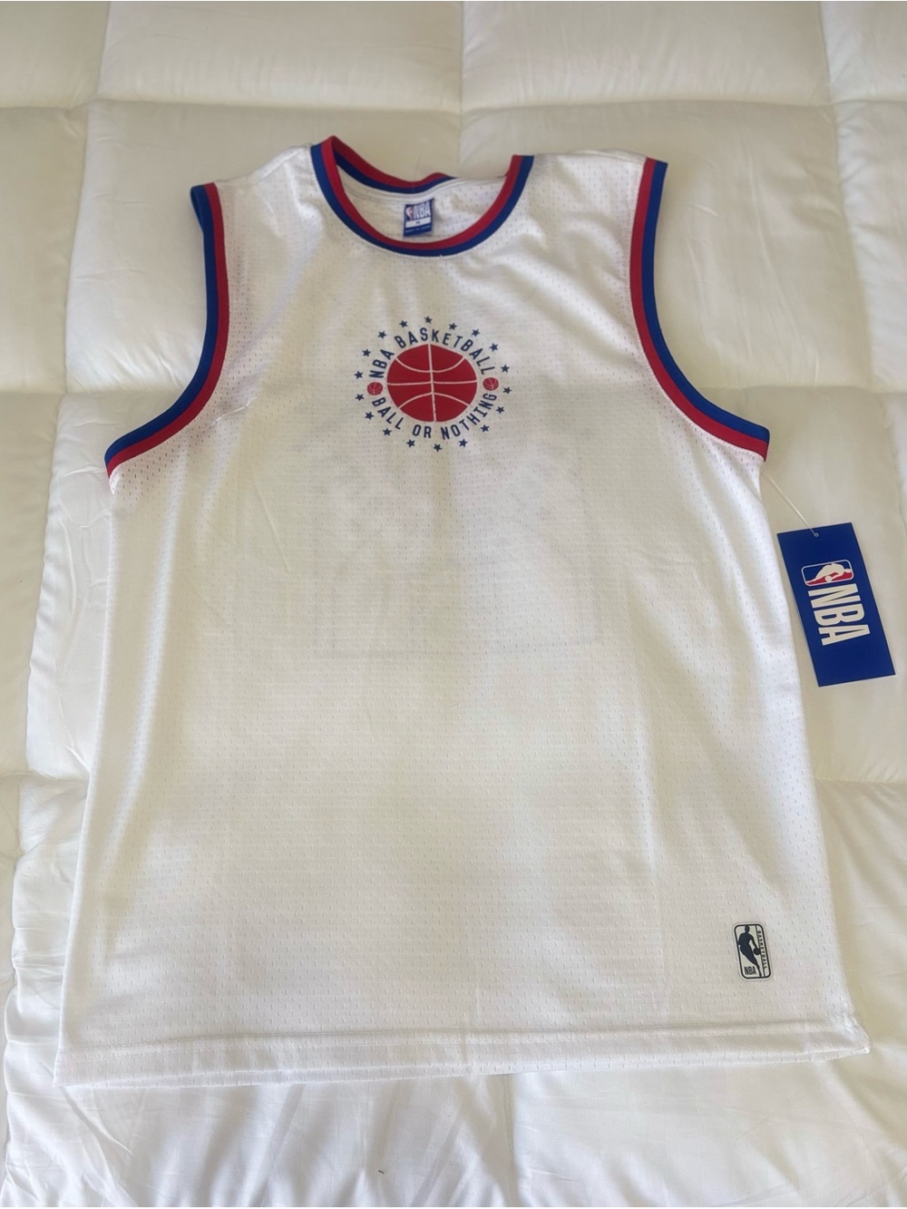 NBA All or Nothing Basketball Ball Jersey Size: Medium